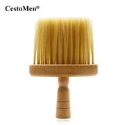 Neck Brush Wooden with Plastic Bristles