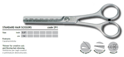 Kiepe Standard Hair Scissor - Code 291-5.5