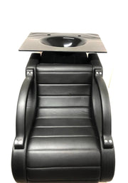 Salon furniture adjustable saddle rolling master stool, beauty or hairdressing salon master chair